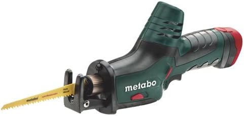 Advanced Metabo maX 12 ASE 10.8v Cordless Sabre Saw with 2 Lithium Ion Batteries 1.5ah [Pack of 1] -