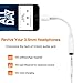 3.5 mm Headphone Adapter for iPhoneX 10 8/8Plus for iPhone 7/7Plus Aux Headphone Adaptor for iPhone Dongle Extender Cell Phone Accessories Splitter Earphone Conventer Earbud Adapter Support All iOSthumb 3