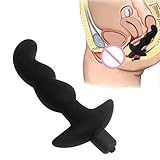 HonsCreat 10 Speed Vibrator Prostate Massage Massager Black Vibrator for Male Female
