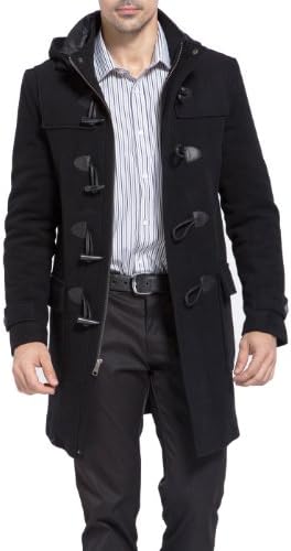hooded duffle coat mens