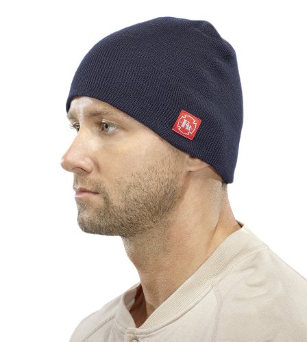 Benchmark Flame Resistant Skull Cap, Soft Rib Knit, Inherent FR Blend, HRC 3