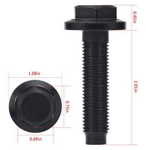 Sporthfish Ford F5RZ-6A340-B Engine Crankshaft Pulley Bolt for Ford,Lincoln,Mercury Vehicles
