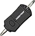 Swiss+Tech ST60210 Black 6-in-1 Pocket Screwdriver Multitool Set with LED Flashlight, Key Ring