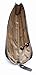 MEKU Pencil Case Genuine Leather Pen Case Stationery Bag Zipper Pouch Pencil Holder with 2 Slots Black