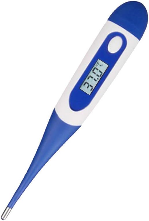 Oksea Child Adult Kids Digital Thermometer Electronic Precision Temperature Measurement for Fever Household Medical Tool (Blue)
