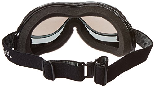 Pacific Coast Airfoil Padded 'Fit Over Glasses' Riding Goggles (Black Frame/Silver Smoke Lens) - Thumbnail 3