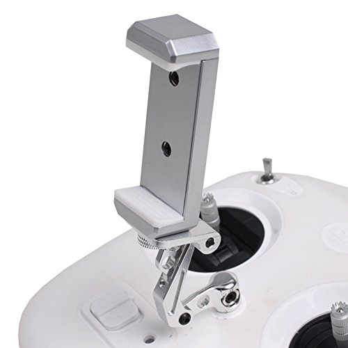 O'woda Phantom 3 Phone Holder, Adjustable Cellphone Stand Remote Control Clip Mount Bracket for DJI Phantom 3 Standard (Not for Tablets)
