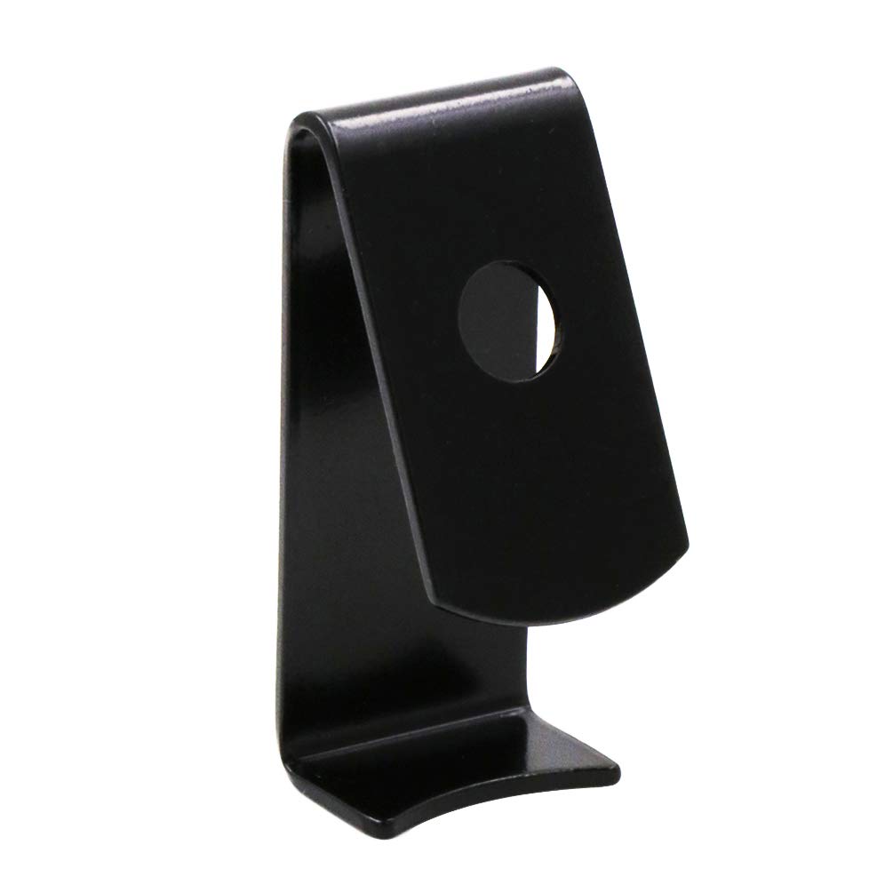 10 Pack Plant Pot Latch Hangers, Holds 3.5" to 8" Standard Terra Cotta Clay Flower Pot (Black)