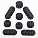 9 Pack Cable Clips Drops 3M Self Adhesive Cord Management System, Multipurpose Organizer for Desktop & Computer Messy Wires, TV, USB Charging and Audio Cord