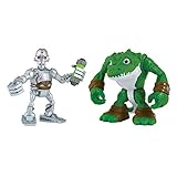 Teenage Mutant Ninja Turtles Pre-Cool Half Shell Heroes Kraang and Leatherhead Figures