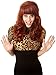 ALLAURA Compatible with Peggy Bundy Costume – Auburn Red Bouffant Wig for Women – 80s Beehive Housewife Hairpiece for Halloween, Retro TV Cosplay, Funny Party Looks, Peg Bundy Wig Fits All Head Sizes