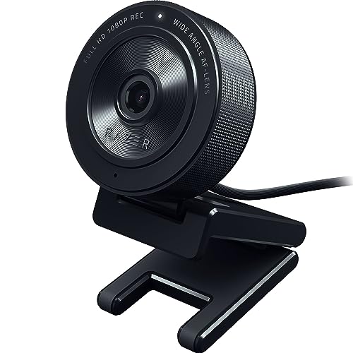 Razer Kiyo X - USB-Webcam für Streaming in Full-HD (1080p 30 FPS oder 720p 60 FPS, Autofokus, Plug + Play, vollständig anpassbare Einstellungen, flexi