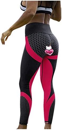 Women's Yoga Leggings 3D Print Skinny Workout Gym Sports Training Cropped Pants