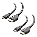 Cable Matters (2-Pack) High Speed Mini-HDMI to HDMI Cable 4K Resolution Ready with Ethernet - 6 Feet
