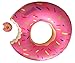 Arbitron Global 48 inch Inflatable Pink Donut Pool Float & Bonus Mini Pink Donut Drink Holder Pool Floatie- Summer's Hottest Accessory Pool Accessory Bundle - Fun for All Ages