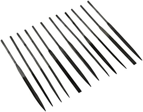 SE 12-Piece Needle File Set (3 mm x 140 mm) - 731NF