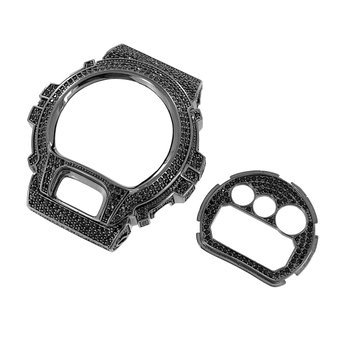 iced out g shock bezel