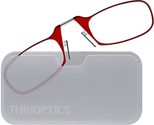Thinoptics reading glasses + white universal pod case |…