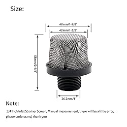YESHINDA 288716 Inlet Suction Strainer Compatible