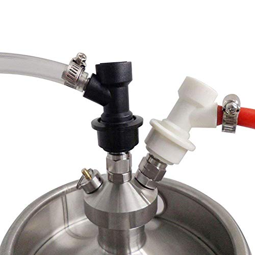 Beer Dispenser Stainless Steel Mini Keg Beer Growler Spear Tap Dispenser for Craft Beer Grow Homebrew Spear 2L / 3.6L / 4L / 5L / 10L