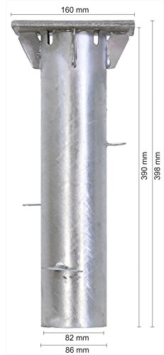 Schneider Sonnenschirm Rhodos, terracotta, 300x300 cm quadratisch, Gestell Aluminium/Stahl, Bespannung Polyester, 23.3… – Bild 8