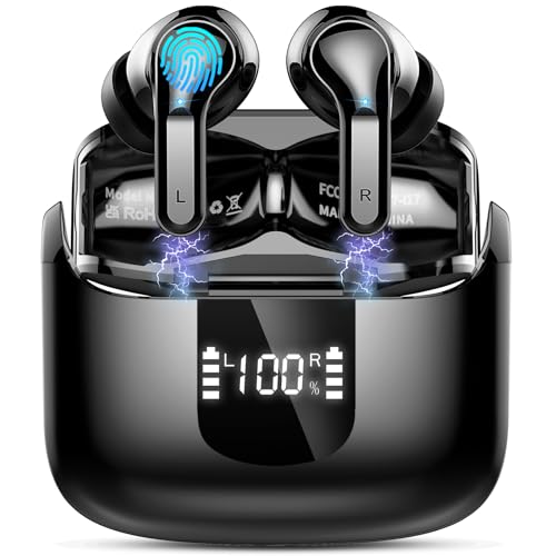 2026 Kopfhörer Kabellos Bluetooth 5.4 Kopfhörer, 6D Stereo in Ear Ohrhörer