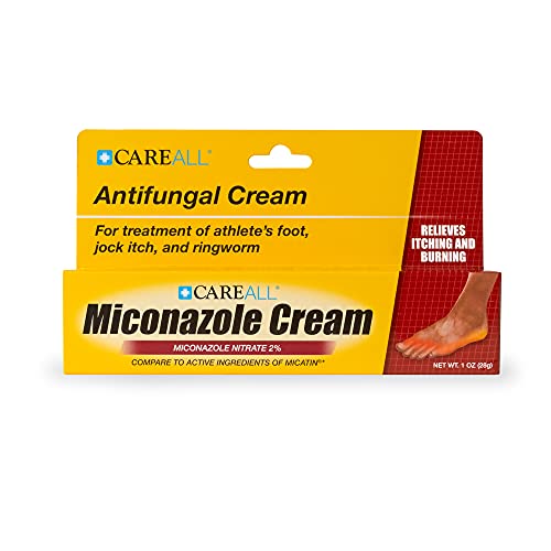 CareAll® 1.0 oz. Antifungal Miconazole Nitrate 2 Cream, Compare to Micatin, Cures Most Athlete