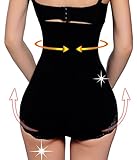 Invisable Strapless Body Shaper High Waist Tummy Control Panty Slim Butt lifter(M/L,Black)