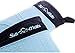 Silicone Oven Mitts Heat Resistant 500 Degrees - 2 Extra Long Silicone Oven Mitt Pot Holders - Food Safe Oven Gloves - BPA Free - Soft Inner Lining - (Blue) - Frux Sili Mitts