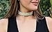 LuxeLife Gold Rhinestone Choker 5 Row Women’s Crystal Necklace Diamond Collar with 5