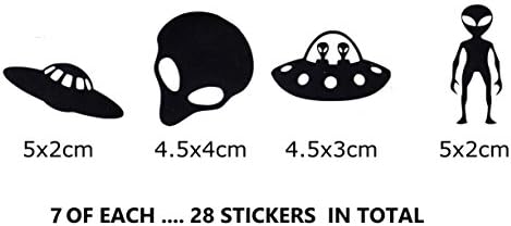 Alien Collections (Alien UFO Vinyl Stickers black)
