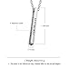 OPALSTOCK Engraved Necklace for Men Gold Necklace for Women Custom Stainless Steel Initial Name Bar Necklace for Men Women Gifts for Father Dad Mother (Silver)