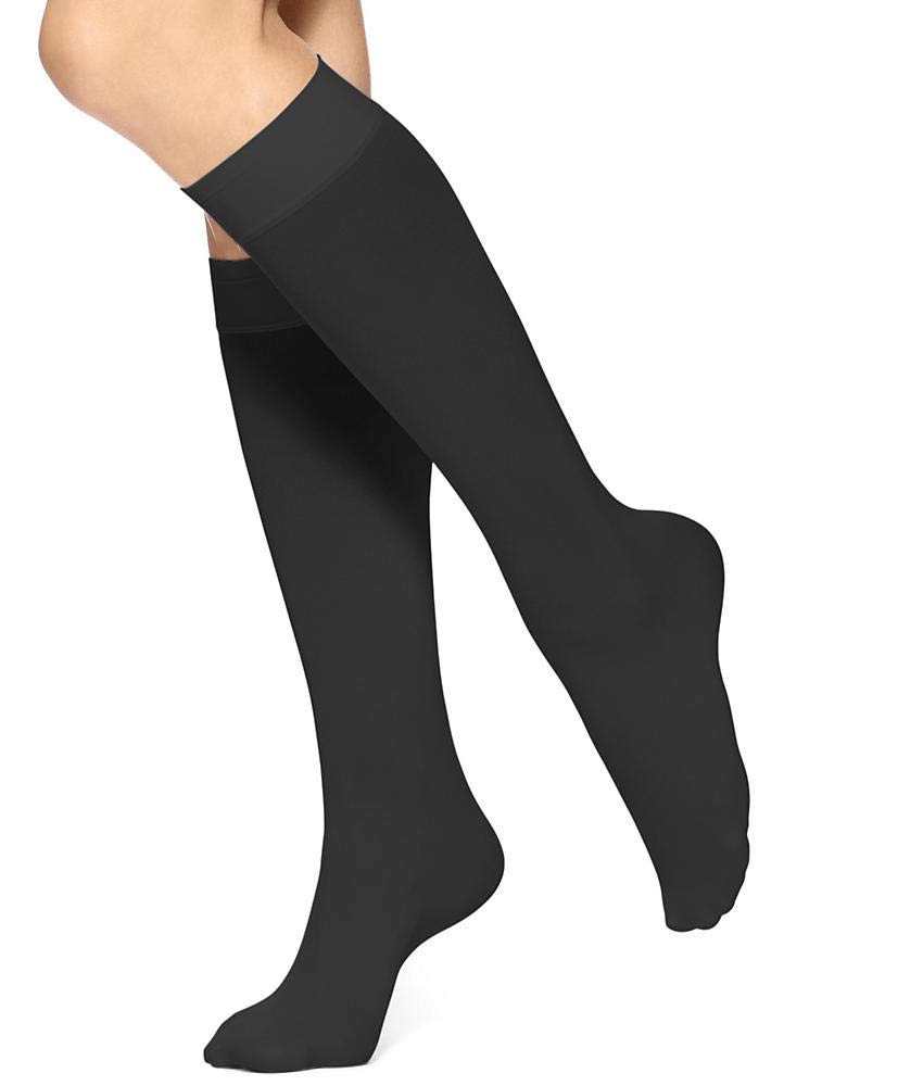 HUE womens Soft Opaque Knee High Socks (Pack of 3) Women Product Review