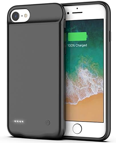 Battery Case for iPhone 7 Plus / 8 Plus / 6s Plus / 6 Plus, 4000mAh Portable Protective Charging Case Extended Rechargeable Battery Pack Compatible with iPhone 7 Plus /8 Plus /6s Plus /6 Plus
