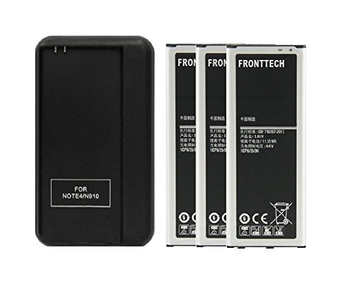 FrontTech 3220mAh OEM Battery+Charger For Samsung Galaxy Note 4 SM-N910 N910A N910P (3batteries+1charger) FrontTech 3220mAh OEM Battery+Charger For Samsung Galaxy Note 4 SM-N910 N910A N910P (3batteries+1charger)