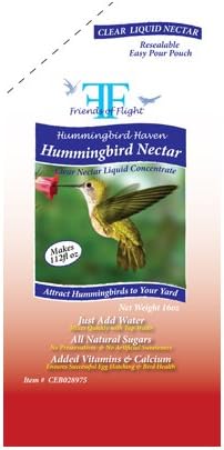 Friends Of Flight Haven 028975 Liquid Hummingbird Nectar Concentrate, Clear, 16-Ounce