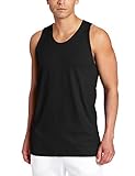 Russell Athletic Men's Basic Cotton Tank Top, Black, Medium