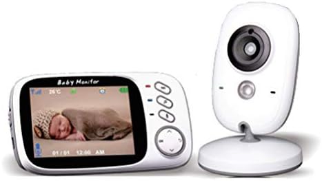 XGLL 3.2" Video Baby Monitor with camera and audio,Two Way Talk,Room Temperature, Lullabies,Night Vision