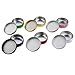 LJY 24 Pieces Multi-Colored Round Aluminum Cans Screw Lid Metal Tins Jars Empty Slip Slide Containers(2 oz) for Lotion Bars,Toiletries,Creams,Samples,Makeup Cosmetic,Spices,Salve,Balms,Beard Balm