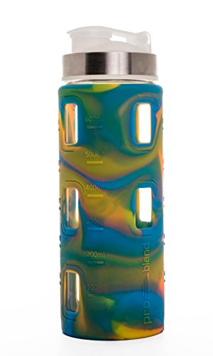 Pro blend glass protein shaker and water bottle 4mm thi…