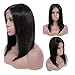 Bestsojoy Hair 10A Short Bob Wigs Brazilian Remy Hair Straight 13x4 Lace Front Human Hair Bob Wigs for Women 150% Density Pre Plucked with Baby Hair Natural Color (8