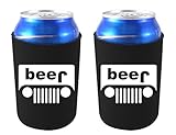 Coolie Junction Beer Truck Funny Can Coolie (2 Pack Black)