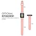 MoKo Apple Watch Band Series 1 Series 2, Soft Silicone Replacement Sports Band for 38mm Apple Watch 2015 & 2016 All Models, Vintage ROSE (Not fit 42mm Versions)
