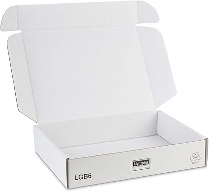 Cajas para envío por correo de color blanco, 360 x 280 x 72 mmPaquete de 25