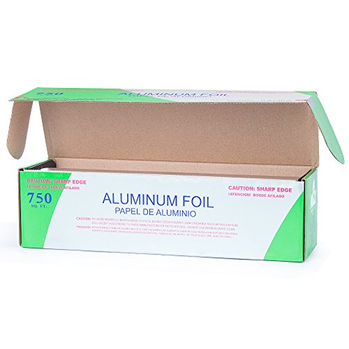 Aluminum Foil Silver Paper Wrap 750 Square Foot Roll 11.8"x750'