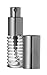 Riverrun Small Travel Perfume Atomizer Empty Refillable Glass Bottle Silver Sprayer 1/4 oz 7.5ml (1 Bottle)