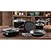 Pioneer Woman Non-stick Pre-seasoned Cookware Setvintage Speckle 10-piece (Black)