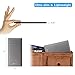 iNiCE 5000mAh Portable External Battery Ultra Slim Power Bank 2 port with Built in Lightning, Micro USB Cable LED Light for iPhone,Samsung,HTC and More ---Gray