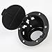 Gas Cap Cover Fuel Tank Cap Cover Fit for 2007-2018 JK JKU Sport Rubicon Sahara Unlimited (A2)