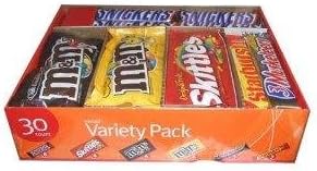 Deep Discount Center Chocolate Variety Pack Mixed Chocolate Bars and Candies 30 Bars